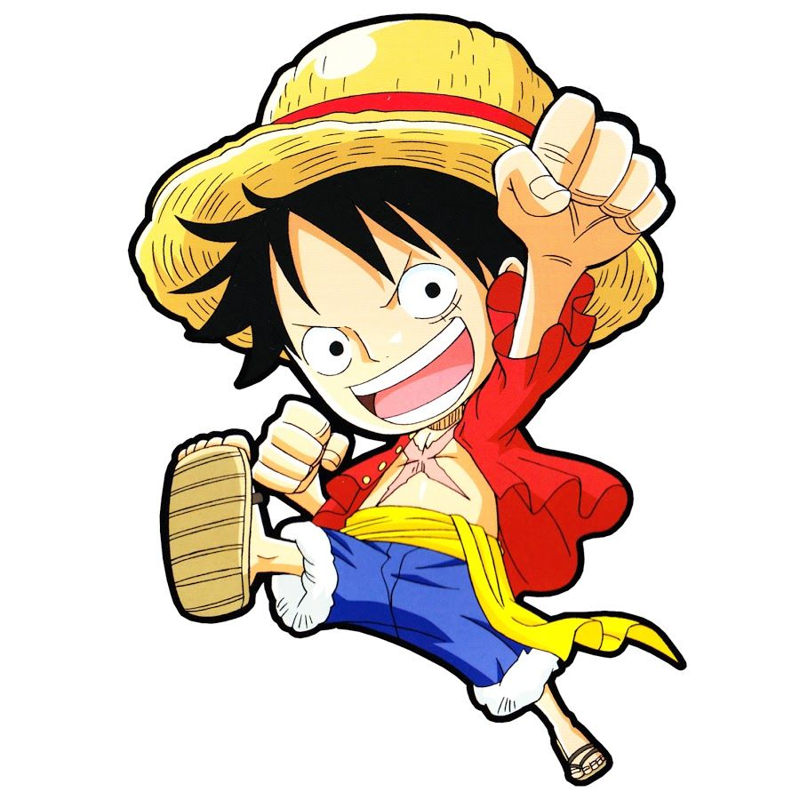 HHình ảnh Luffy chibi thủ thế rất ngầu